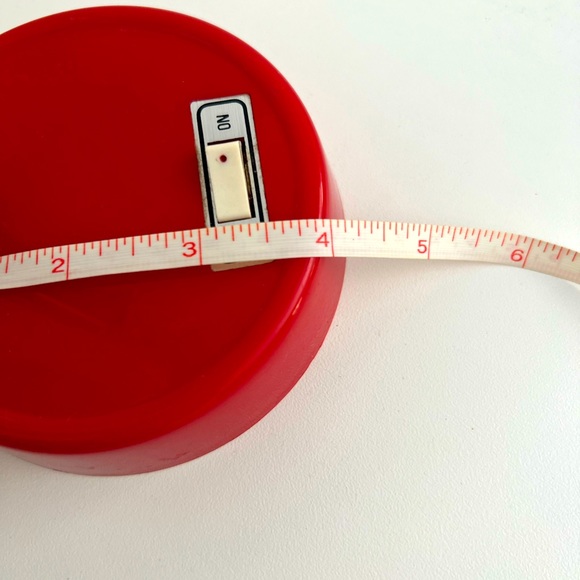 vintage MCM red articulated lamp table desk underwriter laboratories adjustable - Picture 6 of 9